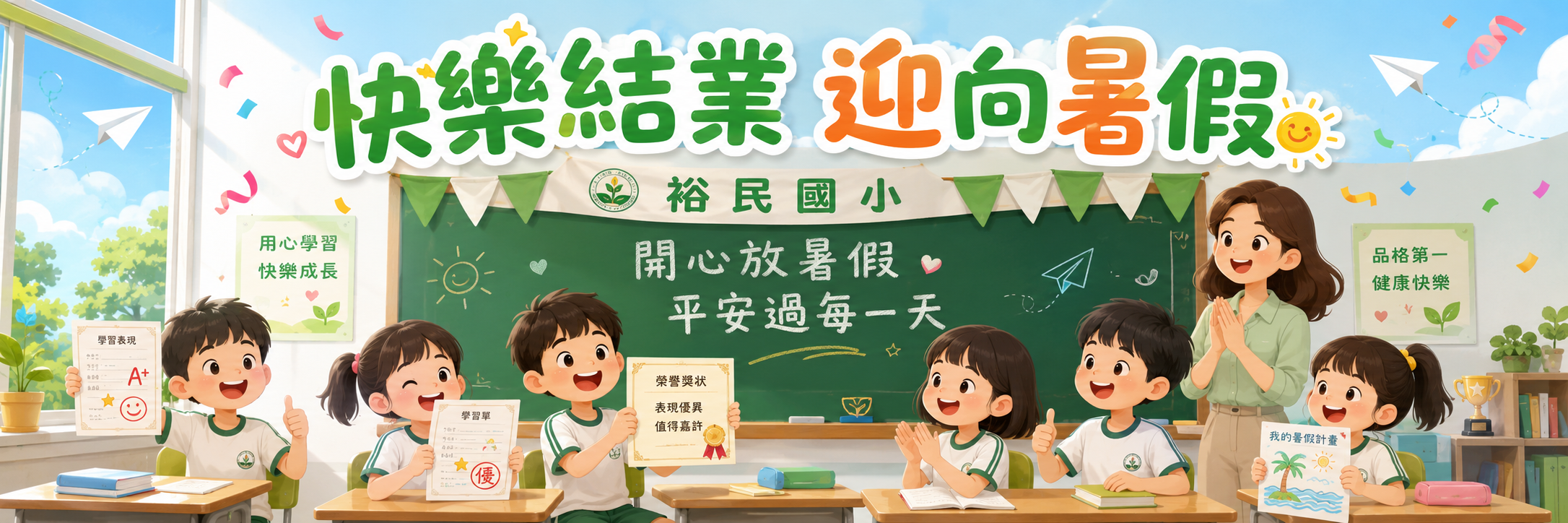 快樂結業 迎向暑假